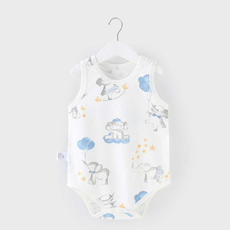 Baby Rompers Summer Thin Cotton Jumpsuit