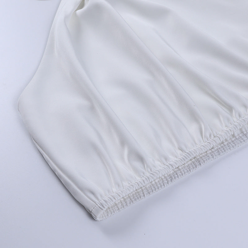 Women's Halter Short Sleeveless Top