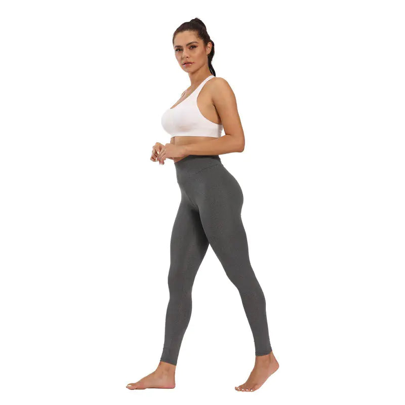 Women's Slim Peach Stitching Yoga Pants Leggings