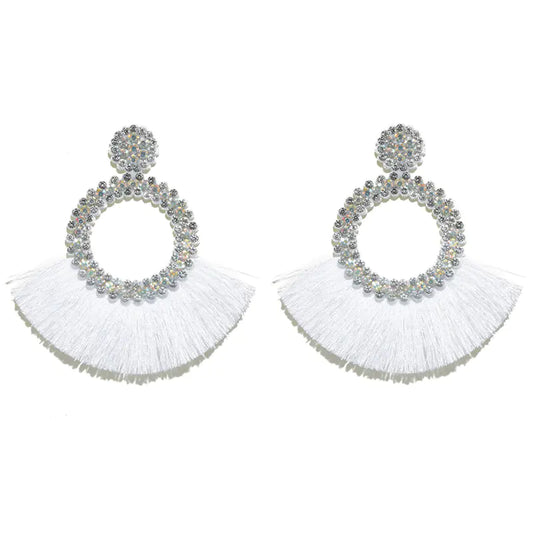 Bohemian Tassel Earrings for Women - Handmade Design