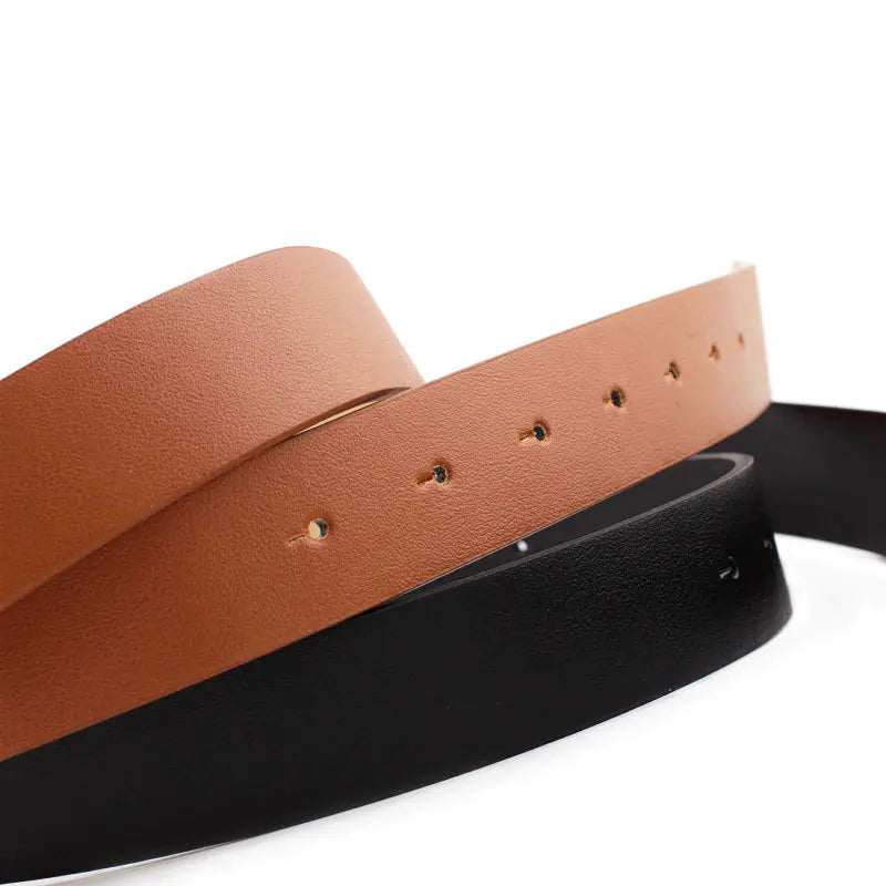 2025 Women's Casual Round Buckle Belt for Jeans & Dresses