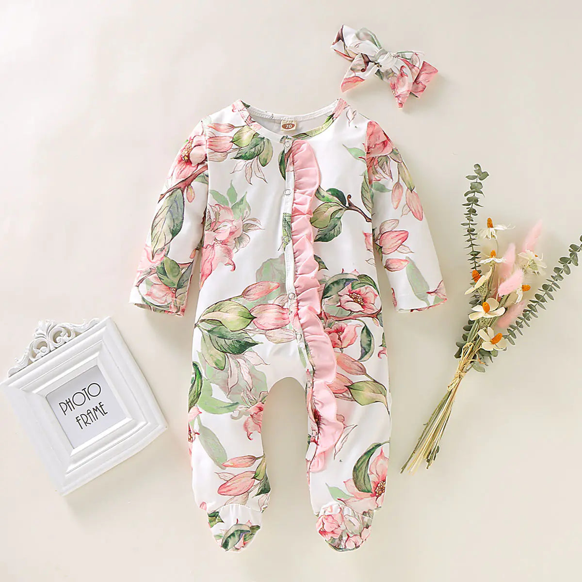 Long Sleeve Baby Jumpsuit - Toddler Pajama Romper