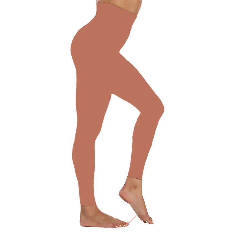 Women's Slim Peach Stitching Yoga Pants Leggings