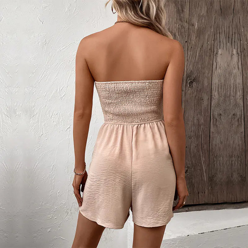 Summer Fashion Women’s Solid Color Jumpsuit Romper