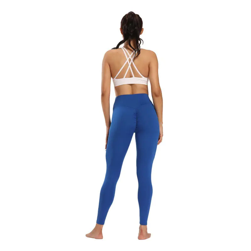 Women's Slim Peach Stitching Yoga Pants Leggings
